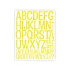 Pegatinas de Letras de 1+ 2 pulgadas Vinilo Impermeables Autoadhesivas Regalo Diario Pegatinas de Letras