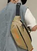 Bolsa Transfronteiriça Feminina Esportiva Japonesa de Ombro Transversal Pequena Casual Versátil Bolsa para Celular Bolsa de Cintura Simples Bolsa de Peito para Casal