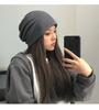 Otoño e Invierno nuevo gorro de punto combinable para mujer estilo coreano gorro de pelo fino moda de verano gorro de punto casual combinable moda