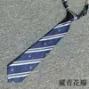 Camisa de Uniforme Escolar para Mujer Jk Sin Corbata Estilo Harajuku Estudiante Japonés Rayas Perezosas Estilo Colegio Británico Corbata