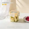 BNBS Caja de almacenamiento de frutas de gran capacidad, contenedor específico para refrigerador para almacenamiento de frutas y verduras con tapa, caja para porcionar alimentos