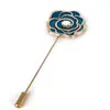 Broche Masculino Estilo Coreano, Broche Vintage, Pin Pequeño para Traje, Broche Decorativo, Broche de Flor de Camelia, En Stock