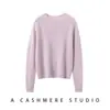 Suéter de Punto de Manga Larga con Cuello Redondo, Ajustado, Estilo Básico Simple, Ropa Interior Adelgazante, Top Versátil, Terciopelo de Cien Colores