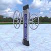 Equipamento de fitness de luxo de alta qualidade para uso externo, coluna dupla, praça ao ar livre em parque comunitário, equipamentos esportivos de segunda geração, novo padrão nacional