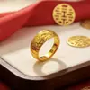 Nueva Tendencia Nacional China Nuevo Estilo Anillos Abribles para Pareja Anillos de Boda Par Dragón y Fénix para Hombres y Mujeres Anillo de Dedo Índice de Alta Calidad Venta al por Mayor