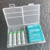 Caja de almacenamiento de baterías No.5 No.7 4 baterías aislamiento a prueba de humedad a prueba de polvo cortocircuito neutro caja de batería de 9V al por mayor