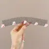Herramienta para Peinar Flequillos y Recoger el Cabello de Niños, Peine Invisible para el Cabello, Pinza para el Cabello Linda para Niñas, Peine de Tirar para la Parte Posterior de la Cabeza