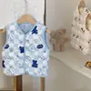 Chaleco Reversible de Algodón con Relleno de Plumón para Niños Chaleco de Algodón para Bebé Primavera Otoño Invierno Chaleco Cálido Niños Niñas Bebés Chaleco