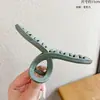 2026 Nuevo Modelo Pinza de Garra Simple Versátil Mate Accesorio Elegante para el Cabello para Peinado de Moño Pinza Tiburón Pasador de Moda Tocado