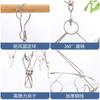 Tendedero Redondo Pequeño para Colgar en Balcón Estudiante Dormitorio Secador de Calcetines Artefacto para el Hogar Ropa Interior Multi-Clip Secador de Zapatos