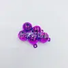 Material DIY feito à mão 12mm Sino de palavra Sino de ferro proteção ambiental galvanoplastia a vácuo cor Sino pequeno Sino para pet