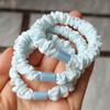 Anillo de Intestino Delgado Grande y Pequeño Arrugado Coreano Anillo Sencillo para el Cabello Material DIY Venta al por Mayor Accesorios para Diademas Banda de Goma Ins No Daña el Cabello Tela
