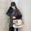 Bolso de hombro para hombre, estilo japonés, sencillo, estilo mensajero, informal, estilo Harajuku, de gran capacidad, para estudiantes, para mujer