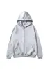 Cárdigan con capucha unisex de comercio exterior europeo y americano, sudadera con cremallera, ropa deportiva de color liso, top holgado de forro polar para otoño e invierno