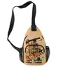 Anime Xiaohai Alrededores Bolso Cruzado Unisex Cool Sencillo Bolso de Hombro