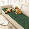 Cojín de Felpa Anti-Arañazos para Sofá de Mascotas Todas las Estaciones Antideslizante Cojín para Asiento Tela Cubierta Gruesa para Sofá Simple Moderna