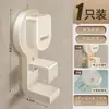 Gancho de ventosa estante de almacenamiento sin taladro para baño, estante para lavabo para colocar lavabo, diseño de lujo
