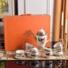 Vajilla 43 Estilo Europeo Lujo Ligero Tazón Plato Cuchara juego Plato de Servir Hogar Porcelana de Hueso Plato Plano Plato para Comida Occidental juego Plato para Filete