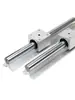 Sbr16 20 Riel Guía Cilíndrico Eje Óptico Lineal Carril Deslizante Deslizador Carpintería Sierra de Mesa Deslizante Riel Deslizante de Alta Resistencia Eje Óptico Soporte de Aluminio