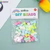 Exportação Transfronteiriça Resina Rosa Pulseira DIY Acessórios de Contas Cartão de Unha de Papel Cabeça Pulseira Acessórios de Contas Contas