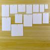 Etiqueta de Ropa de Papel Kraft en Blanco para Marcar DIY Etiqueta de Cartón para Regalo de Ropa Etiqueta de Marca Etiqueta de Ropa Personalizada Transfronteriza