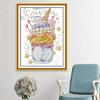 Feliz 99 Ponto Cruz Natureza Morta bolo sorvete pacote de material de bordado pintura decorativa para quarto fábrica atacado