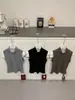 Wgwe9668 Guangzhou Shisanxing Moda Feminina 2026 Verão Novo Estilo Coreano Regata sem Manga para Mulheres Baixinhas
