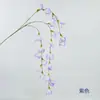 Flores de orquídea artificiales colgantes para decoración del hogar, arreglos florales para bodas y decoración de salones de ceremonia, flores colgantes para decoración del hogar