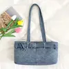 Moda Retro Simple de Moda Nueva para Mujer 2026 Otoño Chic Tendencia Diseño de Nicho Casual Bolso de Hombro Único Verano Bajo el Brazo
