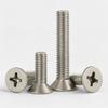 Tornillos para Máquina de Cabeza Avellanada Km, Cabeza Plana, Phillips, Acero al Carbono, Niquelado, Estándar Nacional, Alta Resistencia, Templados, Tornillos Gb819M2M2.3