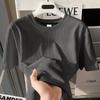 Camisetas Masculinas e Femininas Transfronteiriças para o Verão, Camisas Soltas de Meia-Manga, Novo Estilo de Verão para Casais, Camiseta Básica Lisa de Manga Curta