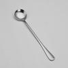 1010 aço inoxidável utensílios de mesa multi-especificação cor natural cabo longo colher de gelo pontiaguda garfo de frutas doméstico comer sopa colher redonda