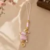 Encantador Pingente de Bolsa Coelho Correndo Song Jin Novo Estilo Chinês Pingente de Coelho Cordão para Celular Estilo Nacional Loja Cultural e Criativa Fonte de Produto Acabado