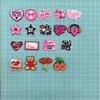 Juego de 18 Accesorios para Zuecos de Goma Suave de PVC Estilo Y2K Accesorios Personalizados Creativos Flores para Zapatos Hebillas para Zapatos Zhibixing