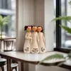 Adornos Transfronterizos de Dos Hermanas Nuevas Figuras de Estatua para el Hogar Decoraciones Regalo Conmemorativo de Amistad Artesanías de Resina