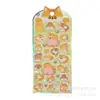 Conejo de Espuma Dibujo Animado 3D, Pata de Gato Trasero, Alivio del Estrés, Juguete para Apretar, Decoración de Diario, Pegatinas Infantiles, Venta al por Mayor