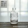 Mini Vaso de Vidro Francês Transparente Relevo Hidropônico Flores Arranjo de Flores Casamento Decoração de Mesa Enfeites Atacado
