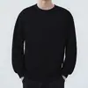 Sudadera Pesada de Capa de Aire 3D para Hombre Otoño Invierno Nueva Cuello Redondo Holgada Capa Base Interna Venta al por Mayor Directa de Fábrica