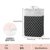 Cesta para Ropa Sucia, Gran Capacidad, Cesta de Almacenamiento para Ropa Sucia de Baño, Tela Portátil Impermeable para Ropa y Juguetes del Hogar