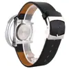 Reloj de cuarzo de moda coreana para hombre y mujer, informal, de doble cara, hueco, transparente, para parejas.