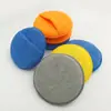 Esponja Redonda de Bolsillo Flap de 5 Pulgadas para Pulir Pasteles de Cera, Esponja Limpiadora de Microfibra para Coche, Esponja de Lavado de Coches con Recubrimiento de Cristal