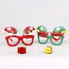 Nuevas gafas decorativas navideñas para adultos y niños, regalo de Navidad, suministros para fiestas, marcos de gafas creativos, venta al por mayor
