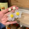 Brincos de Flor Coloridos Super Fada Dopamina de Início de Primavera para Mulheres, Acessórios de Orelha Doces, Novo Estilo Quente de 2026 com Toque de Luxo