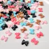 Celebridad de Internet Dibujos Animados Accesorios para Uñas Puntos Lazo Mini Brillantes Tridimensionales Coloridos Resina Decoración de Pedrería para Uñas Venta al por Mayor