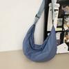 Bolso Cruzado de Color Sólido para Hombre, Mochila Versátil Unisex Simple, Bolso de Hombro Estilo Hong Kong Workwear, Bolso de Viaje para Hombre