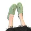 Zapatos Planos Transfronterizos Europeos y Americanos de Tallas Grandes, Mocasines, Zapatos sin Cordones para Mujer, Versátiles Europeos al por Mayor Tallas Grandes
