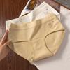 Ropa interior de algodón de color para mujer, Ropa interior de algodón crudo sin teñir clase A para mujer, Bragas para mujer con entrepierna antibacteriana 10A