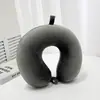 Almohada de Espuma Viscoelástica en Forma de U al por Mayor Transfronterizo Oficina Hora de Almuerzo Dormir de Lado Almohada para el Cuello Avión Tren Almacenamiento Almohada para la Columna Cervical