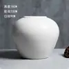 Vaso de Cerâmica Holly Salgueiro da Neve Salgueiro Prateado Diâmetro Grande Planta Verde Simples Mesa de Jantar Ajuste de Água Arranjo de Flores Enfeites