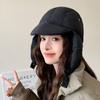 Gorro Lei Feng de Invierno Ligero de Algodón Seda para Mujer Coreano Versátil Protección para las Orejas Cálido Gorro de Vuelo para Exterior Ciclismo y Esquí Gorro para el Frío